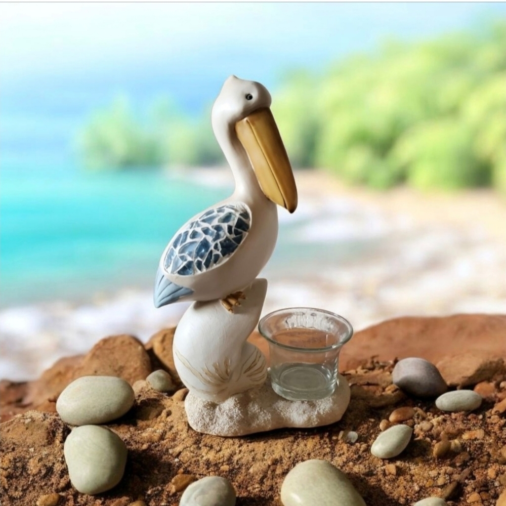 Pelican Votive Candle Holder